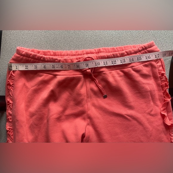 Make + Model Coral Ruffle Hoodie & Sweatpants Set Size Medium - Picture 12 of 14